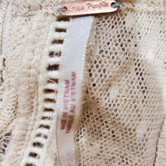 Free People Semi Sheer Lace Blouse - Picture 5 of 5